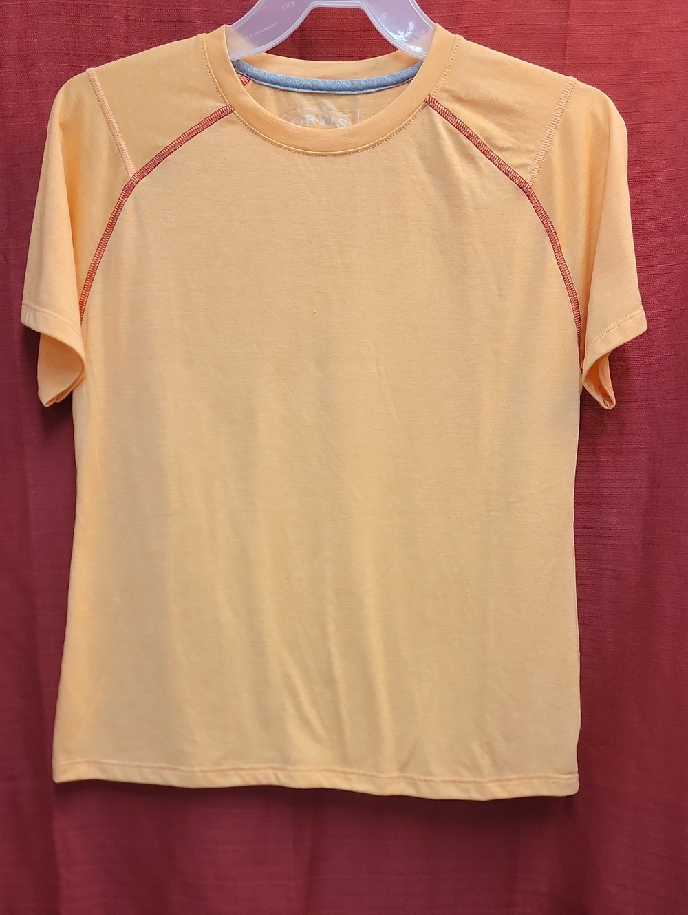 Men's Short-Sleeve Crew Neck Shirt - Peach